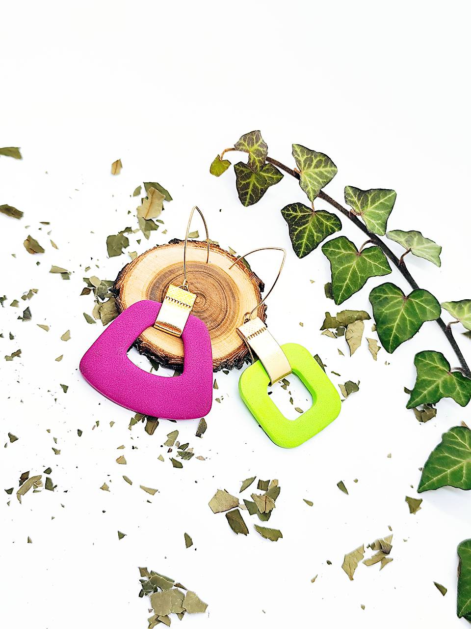 Asymetrické náušnice "HIMARI"