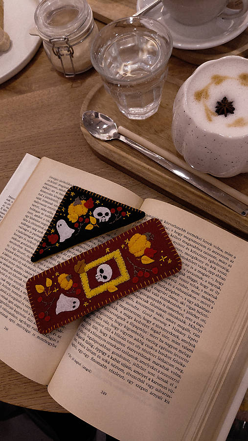 Papiernictvo - Halloween záložka do knihy - 17866515_