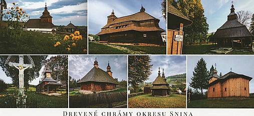 Pohľadnica Snina a okolie