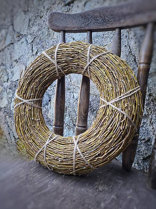 Dekorácie - Vŕbový veniec - 17870406_