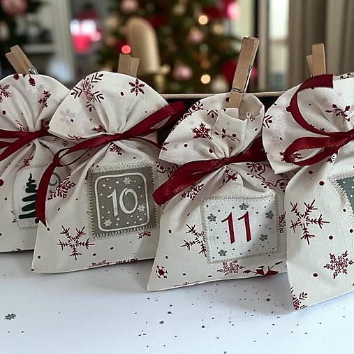 Úžitkový textil - Adventní kalendář č.33 - 17869786_