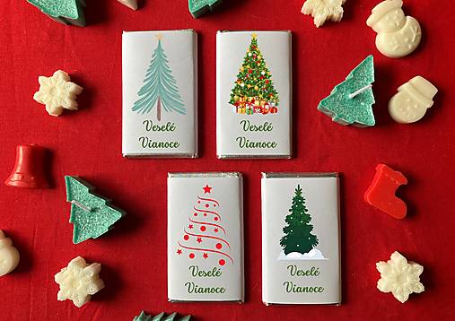 Sladkosti - Vianočné čokoládky Darčeky pre kolegov, kolegyne Malá pozornosť , maličkosť - 17868169_