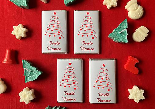 Sladkosti - Vianočné čokoládky Darčeky pre kolegov, kolegyne Malá pozornosť , maličkosť (4) - 17868174_