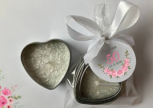 Darčeky pre svadobčanov - Vonné sviečky SRDIEČKA Darčeky pre hostí Vianoce, Mikuláša, Svadba, Narodeniny, Oslavy (narodeniny) - 17868930_