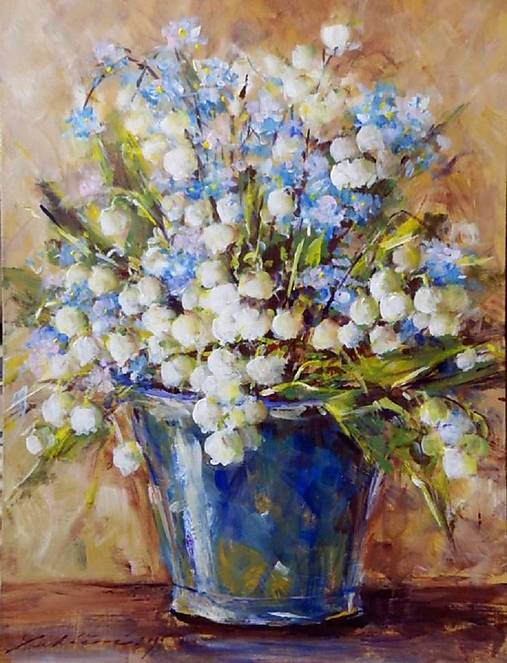 Konvalinky a aby sa nezabudlo - s nezábudkami