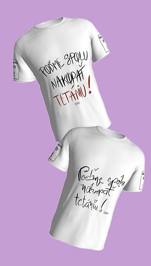 Unisex tričko pre Tím tetánia