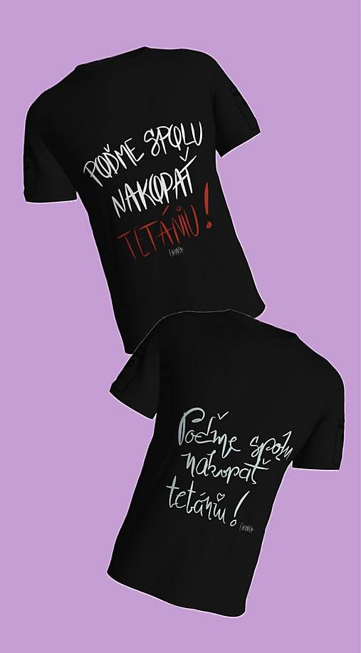 Unisex tričko pre Tím tetánia