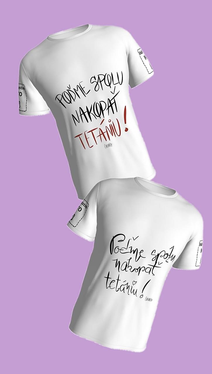 Unisex tričko pre Tím tetánia