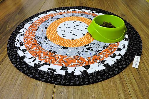 Koberec Jelly-Roll pre mačičky - okrúhly