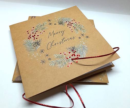 Papiernictvo - Pohľadnica ... darček k objednávke IX (Mery christmas) - 17872250_