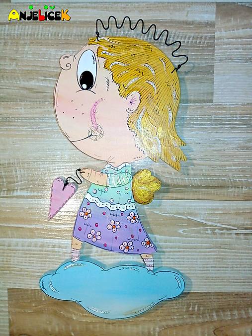 Dekorácie - Anjelik - na zavesenie - 17872472_