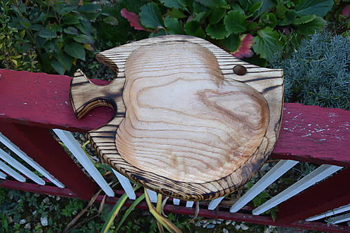 Nádoby - Miska/denko z jaseňa - rybka - 17872113_