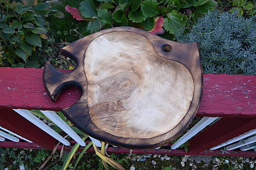 Nádoby - Miska/denko z javora - rybka - 17872129_