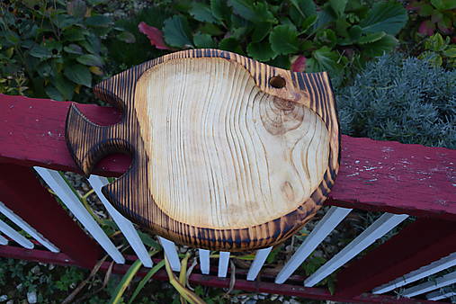 Nádoby - Miska/denko z borovice - rybka - 17872186_