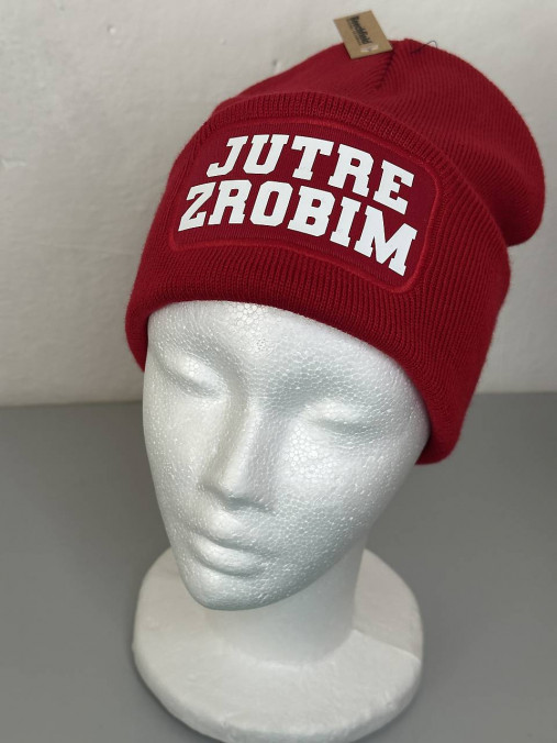 Zimná čiapka s potlačou (Jutre zrobim)
