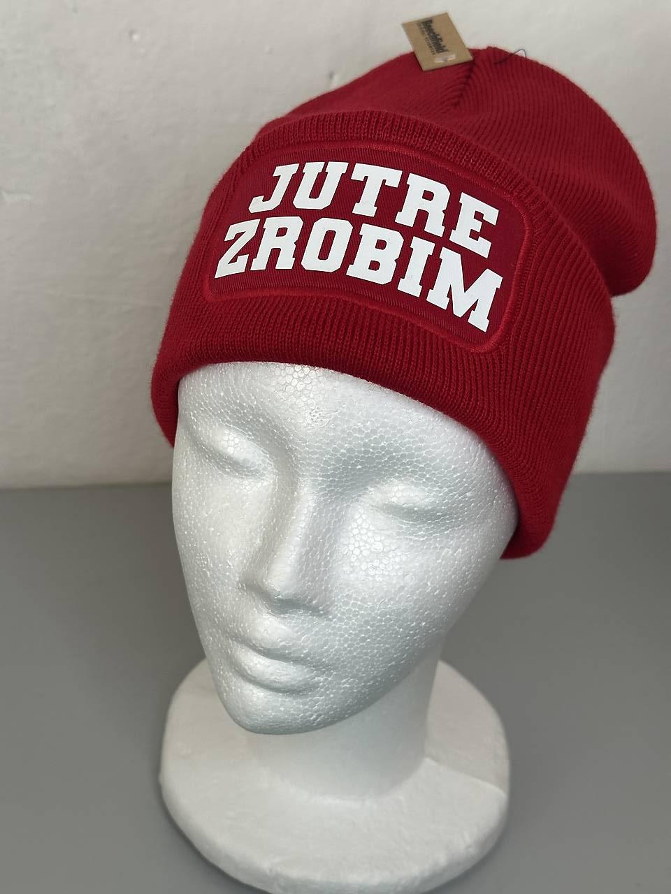 Zimná čiapka s potlačou (Jutre zrobim)