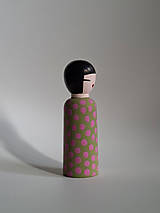 Dekorácie - Mini Geisha - pink dotty - 17872195_