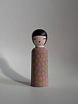 Dekorácie - Mini Geisha - pink dotty - 17872196_