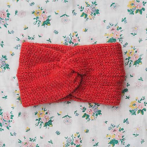 Čiapky, čelenky, klobúky - Turban čelenka...malinová - 17870754_