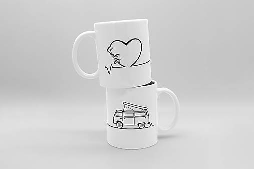 Nádoby - Hrnček "VANLIFE" - 17871198_