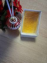 Dekorácie - Vianočná guľa  v darčekovom balení - 17871755_