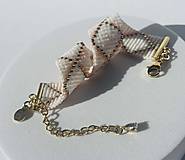 Náramky - Ručne Tkaný Miyuki Náramok "Minimal" - 17871646_