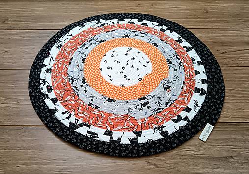 Koberec Jelly-Roll pre mačičky - okrúhly