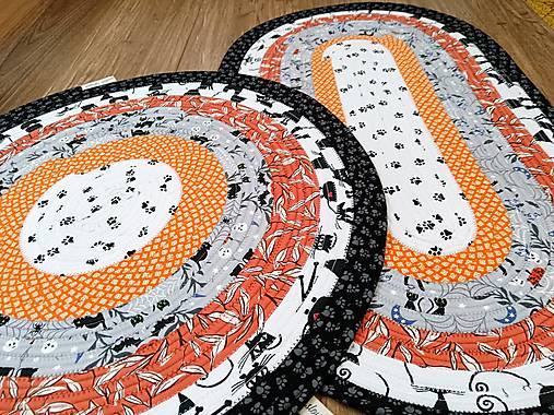 Koberec Jelly-Roll pre mačičky - okrúhly