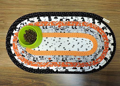 Koberec Jelly-Roll pre mačičky - oválny