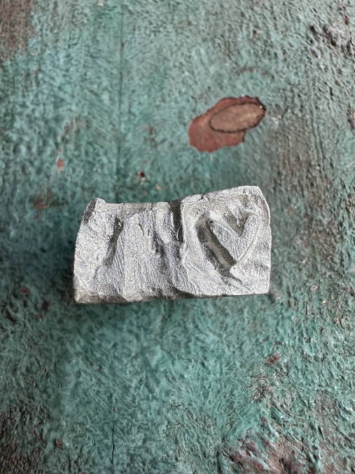 Strieborný prsteň - Raw Love