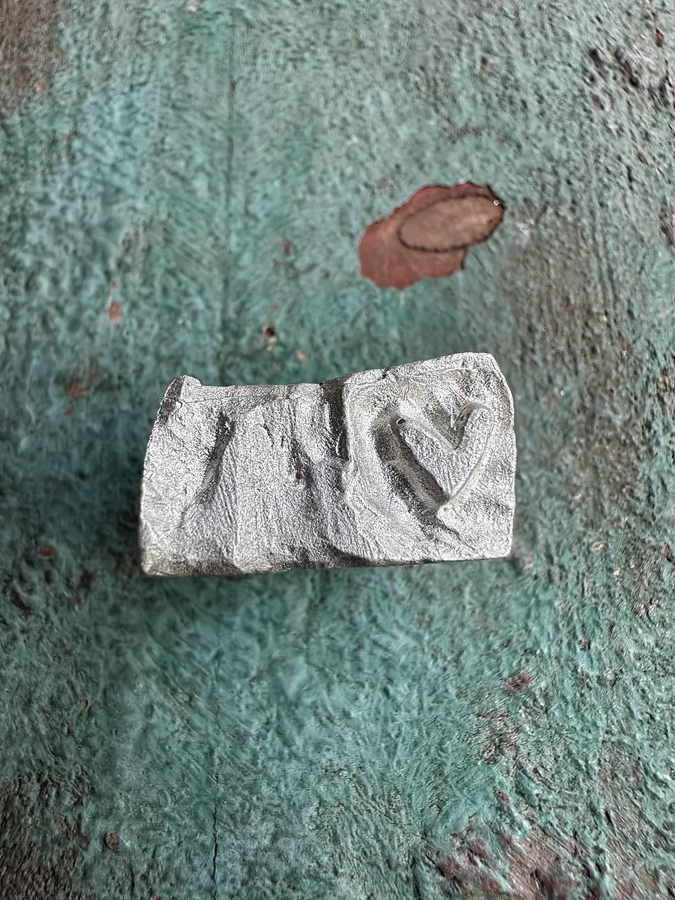 Strieborný prsteň - Raw Love