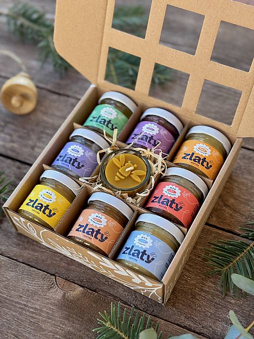 Potravinové darčekové sady - Zimná rozprávka – Darčeková Krabička pre Kúzelné Chvíle - 17874081_