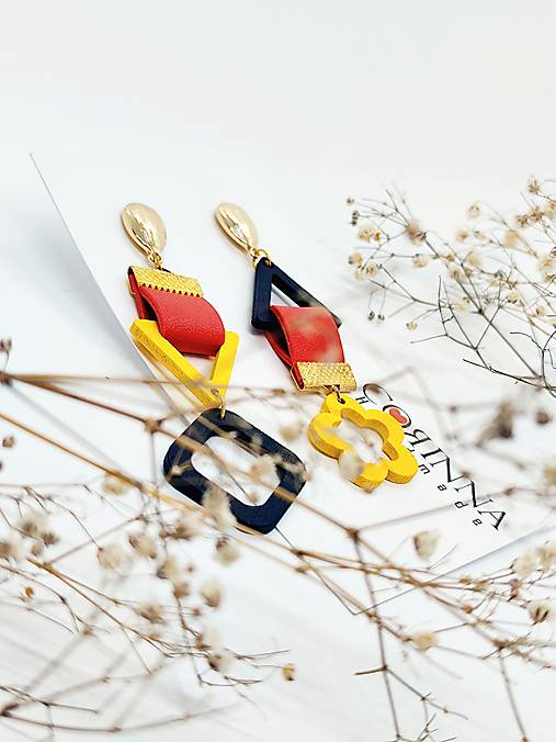 Asymetrické náušnice "JOYA"