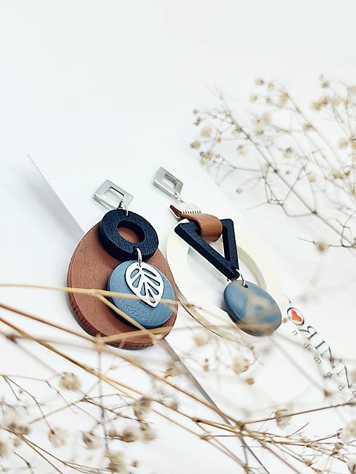 Asymetrické náušnice "ZWIA"