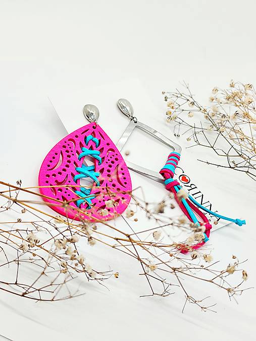 Asymetrické náušnice "Hanja"