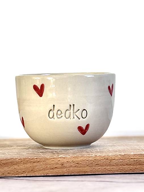 Love - pohárik cappuccino dedko (200ml, bez uška)