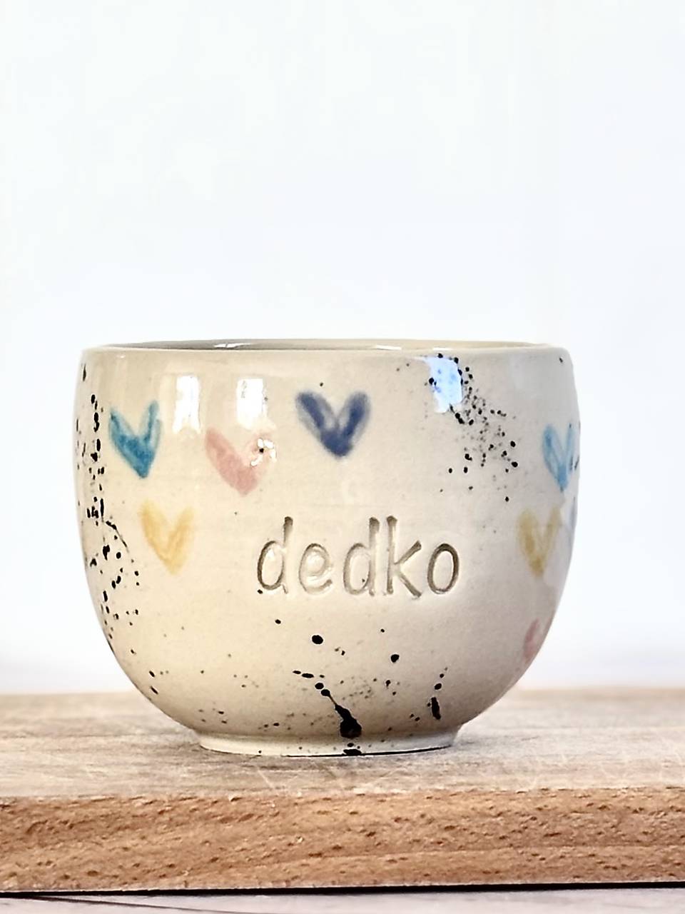 Srdiečka - pohárik cappuccino dedko (200ml, bez uška)