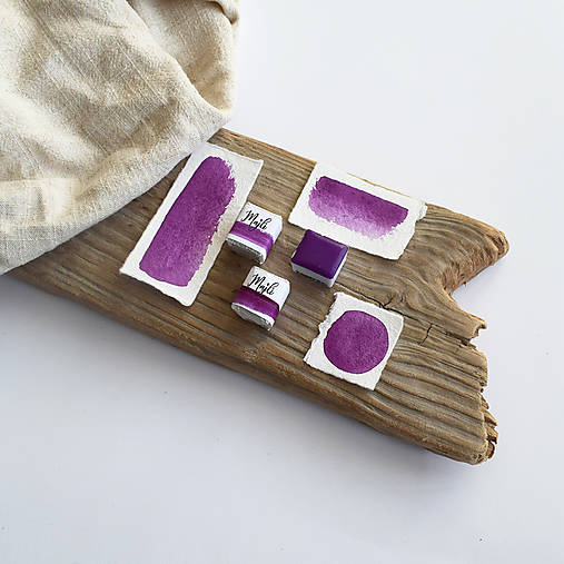 Farby-laky - Kosatec - ručne vyrobená akvarelová farba - 17874604_