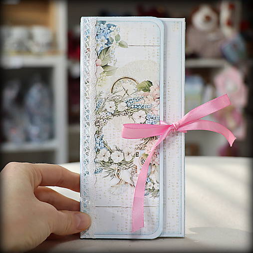 Scrapbookingové obaly na čokoládu