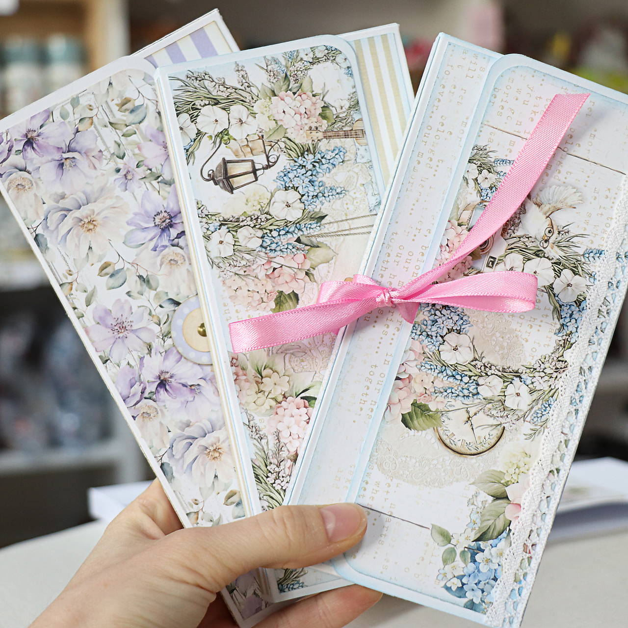 Scrapbookingové obaly na čokoládu