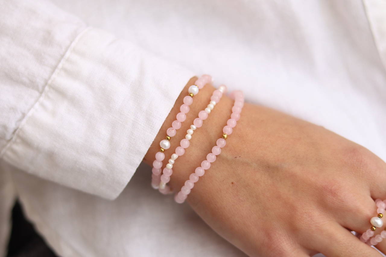 Tenký náramok ruženín