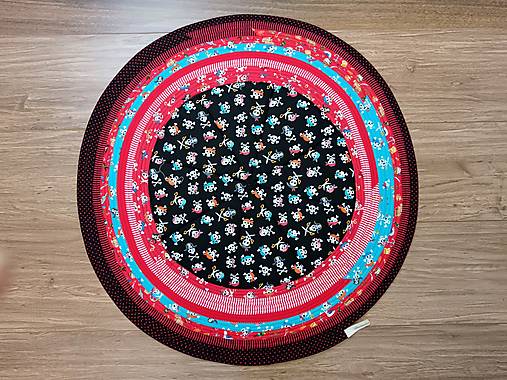 Pirátsky obojstranný okrúhly koberček – farebné dobrodružstvo pre malých kapitánov