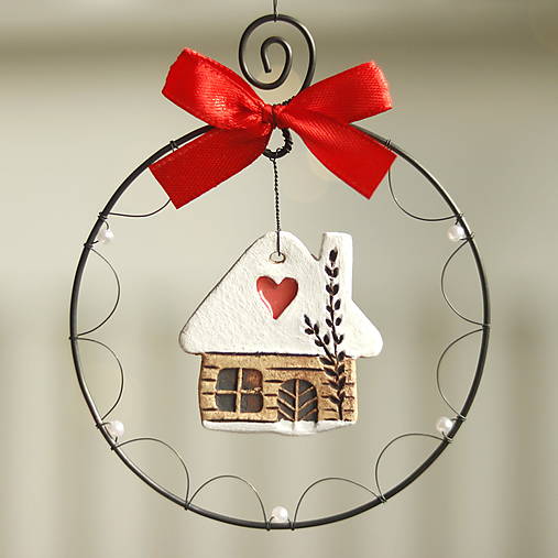 Dekorácie - domček - 17877212_