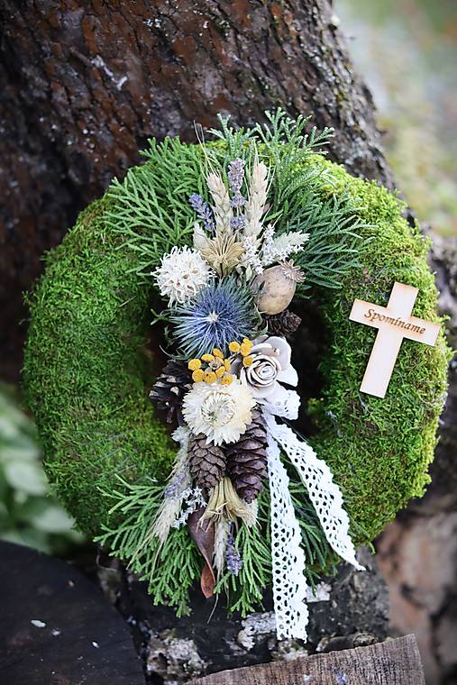 Dekorácie - Venček na dušičky - 17878638_