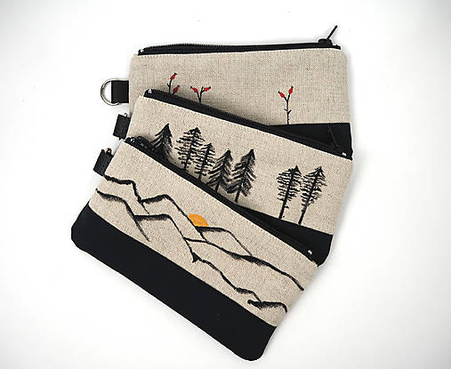 Batoh (bavlna, ľan, koža) Natural STROMČEKY