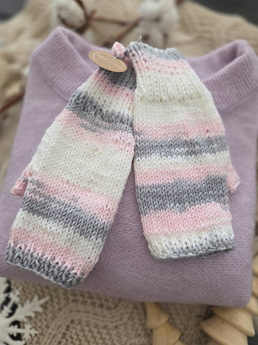 Pletené rukavičky