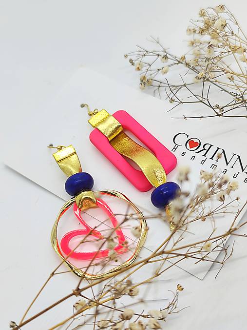 Asymetrické náušnice "BENEDITA"