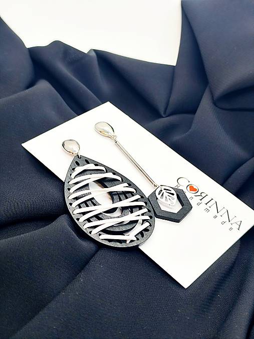 Asymetrické náušnice "BELINDHA"