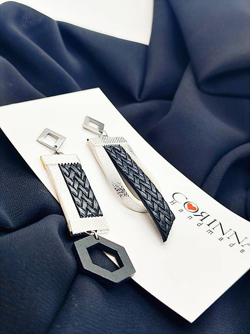 Asymetrické náušnice "AUGUSTA"