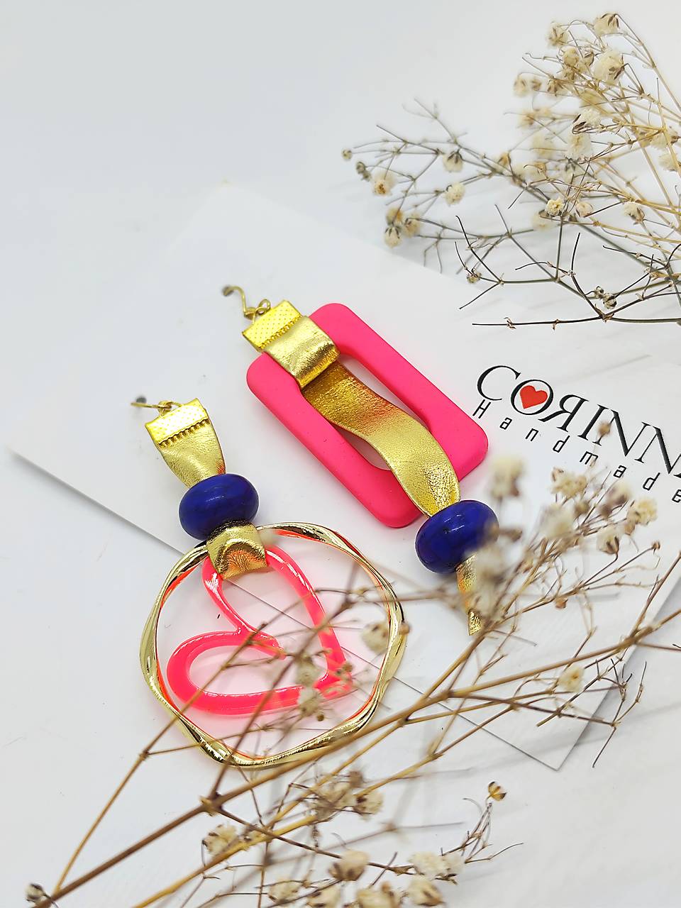 Asymetrické náušnice "BENEDITA"